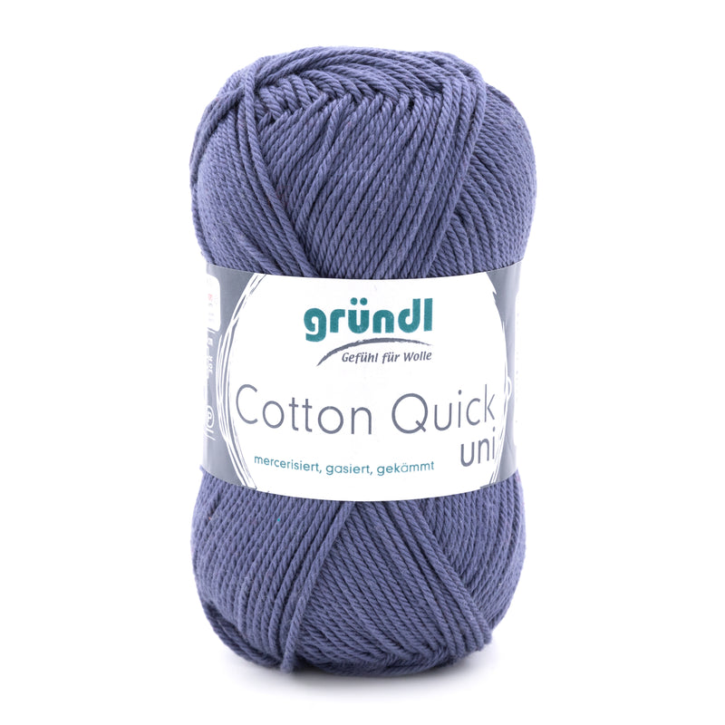 Handstrickgarn Cotton Quick uni