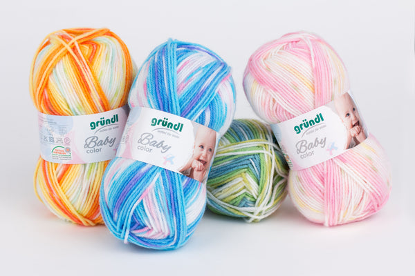 Handstrickgarn Baby color