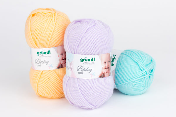 Handstrickgarn Baby uni