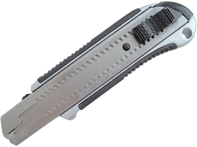 Schneidemesser mit Metallverstärkung 25mm Gummigriff Auto-Lock, Extol PREMIUM